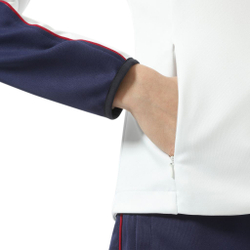 Женская Кофта теннисная Australian Jacket in Double with Printed - белый