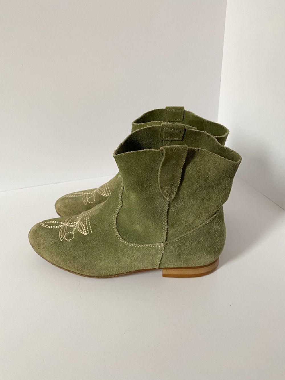 Замшевые сапоги Bonpoint, 27