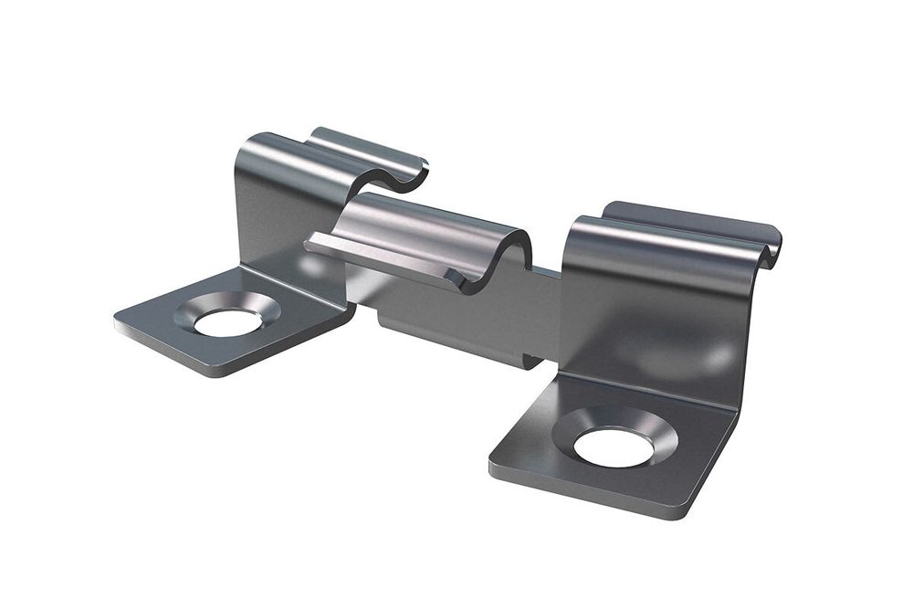 Клипса HILST Premium 3D (металл), 6мм (упак. 100шт)