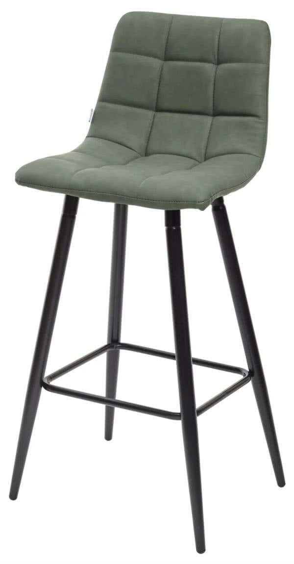 Стул барный  Sabadell зеленый/черный