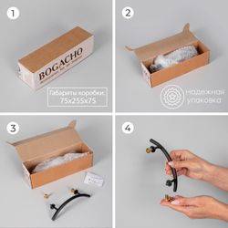 Ручка мебельная Серпентис 190 Найт