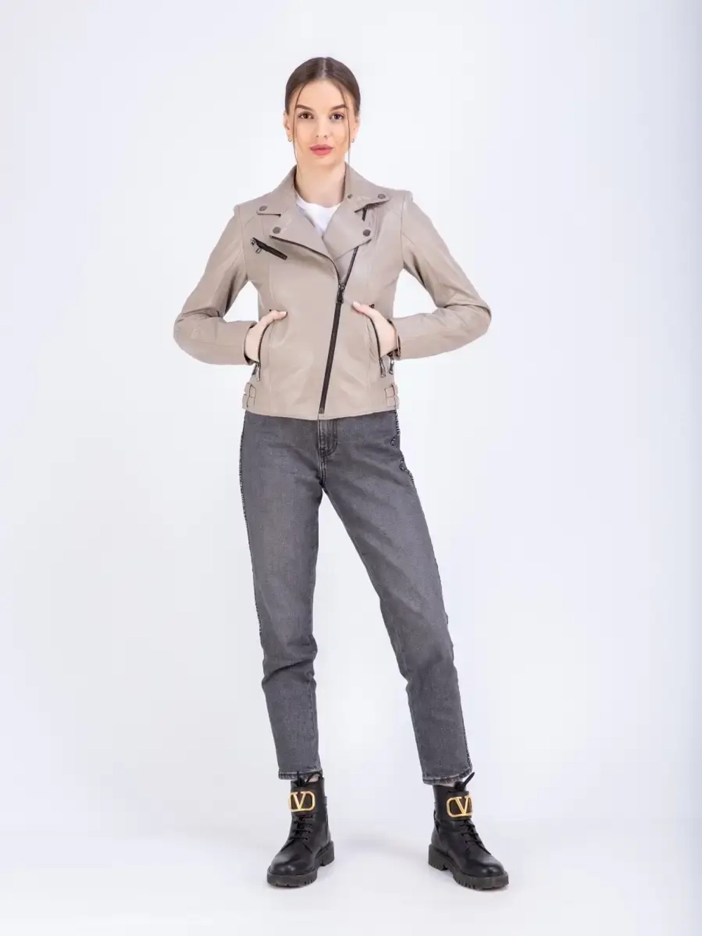 Косуха натуральная кожаная