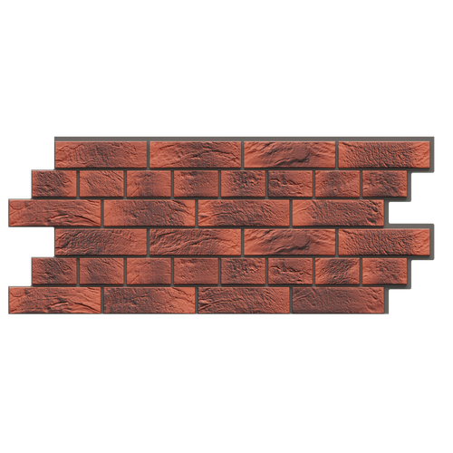 Термопанель фасадная венецианский кирпич 40 мм  Кирпич корса
