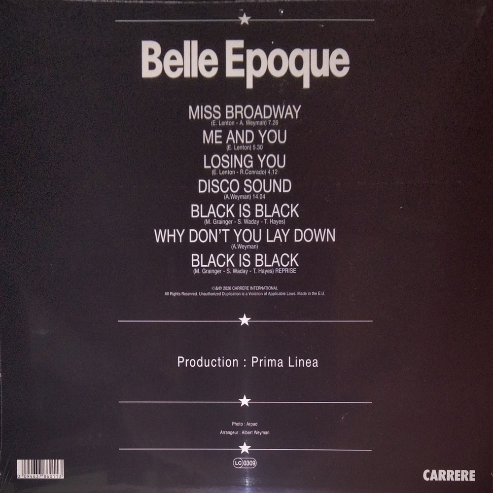 Belle Epoque / Black Is Black (LP)