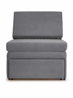 Кресло-кровать "Миник" 70 см, велюр Dream Grey