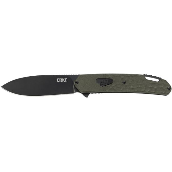 Складной нож CRKT K542GKP Bona Fide OD Green c клинком из стали 1.4116 Krupp (X50CrMoV15) рукоять алюминий