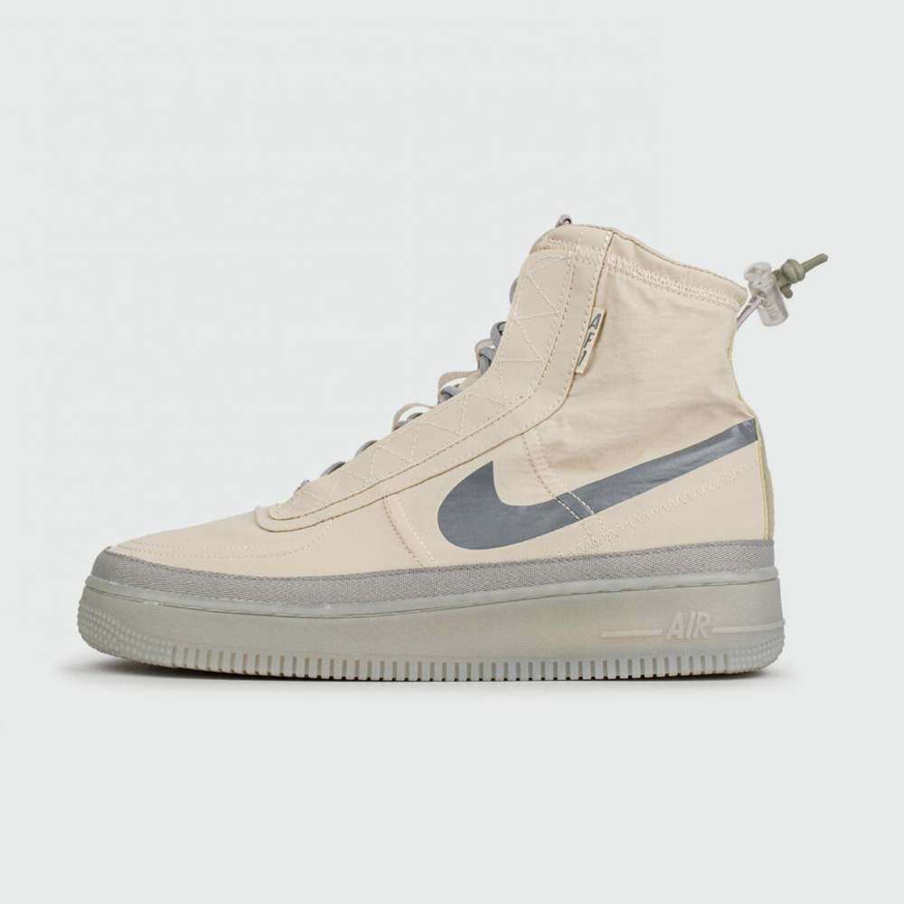 кроссовки Nike Air Force 1 Shell Beige / Grey Wmns BQ6096-002