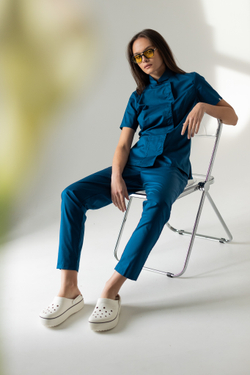 Блуза женская м222 Toray стретч opal blue