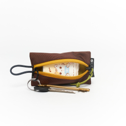 Fabric Key Wallet коричневый