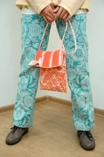 Сумка Soeurs Red Flowers One Pocket оранжевая