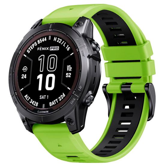 Ремешок силиконовый QuickFit 22 мм. для Garmin Fenix 7 PRO/7/6/5/5 plus, Quatix 5, MARQ, Forerunner 935 / 945, instinct, instinct 2 быстросъемный ( стиль Fenix 7 Pro )