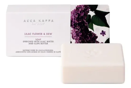 Твердое туалетное мыло Acca Kappa Lilac Flower & Dew Soap, 150гр