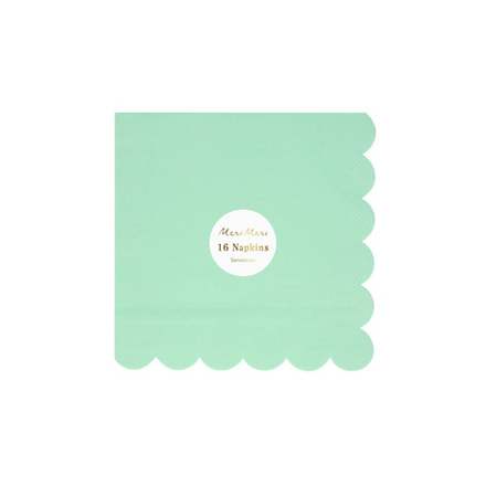 Салфетки маленькие "Мятные" 16 шт. (2024)
