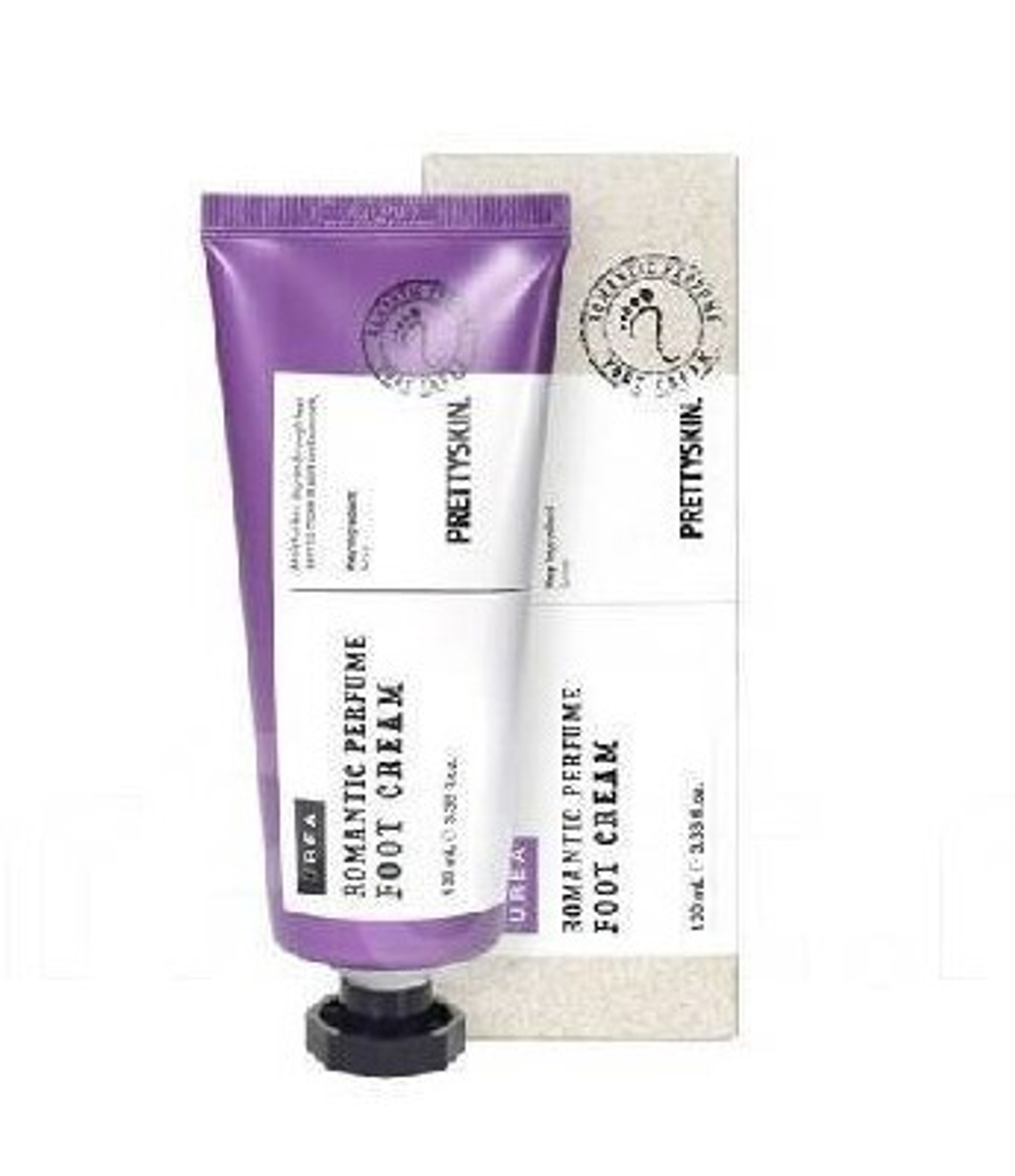 PrettySkin Foot Cream Urea Romantic Perfume Крем для ног парфюмированный с мочевиной, 100 мл