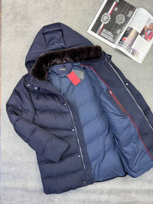 Кашемировый пуховик Kiton