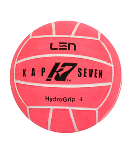 Официальный ватерпольный мяч KAP7 Official LEN Game Ball K7 4 pink Размер 4 для женщин/юниоров