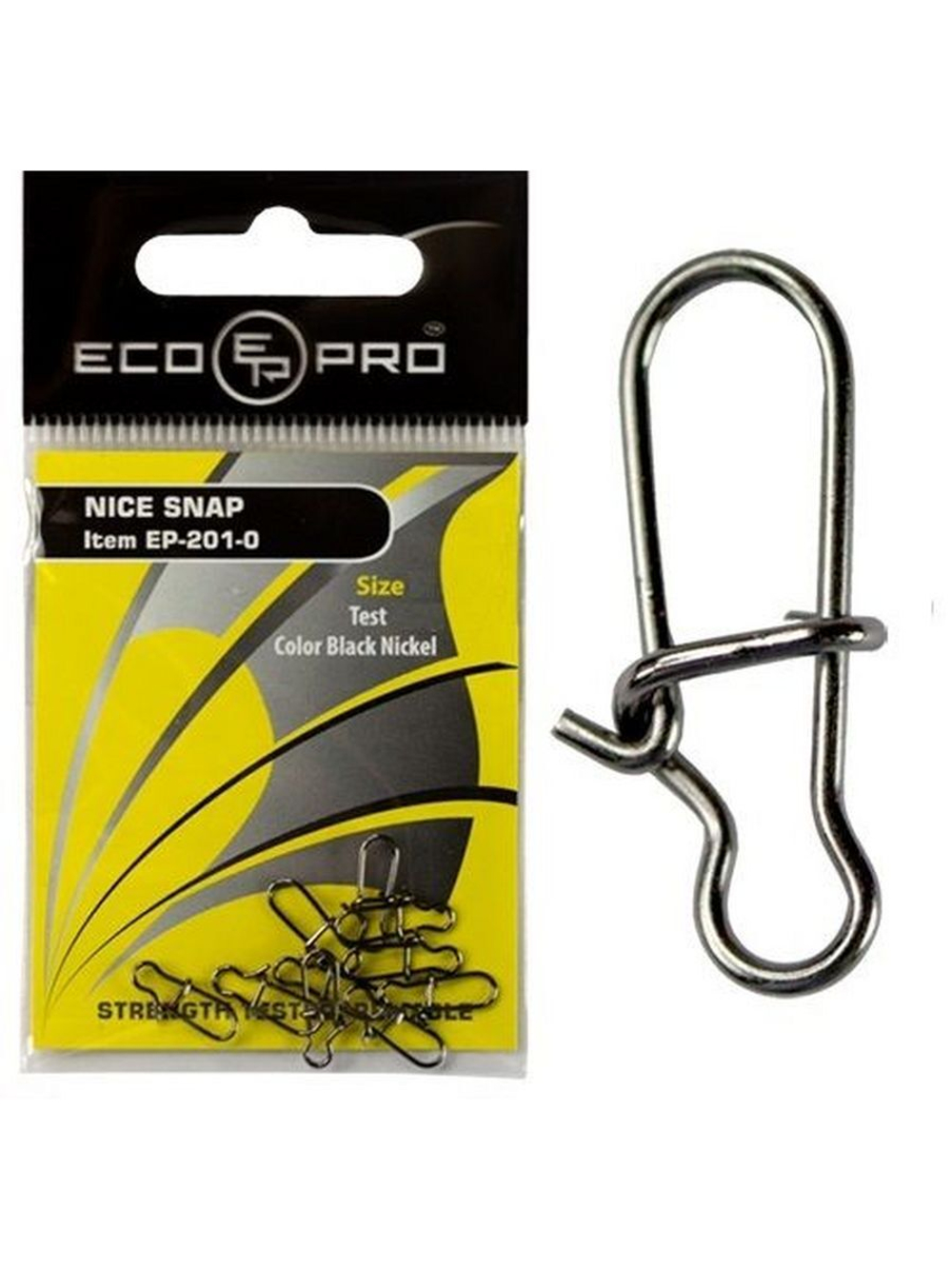 Застежка рыболовная карабин EP-201-4 (2упк. по 10шт.)