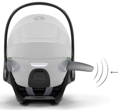 Коляска Cybex Talos S Lux SLV complete Cloud T Platinum White Plus 3 в 1 Stone Grey с дождевиками