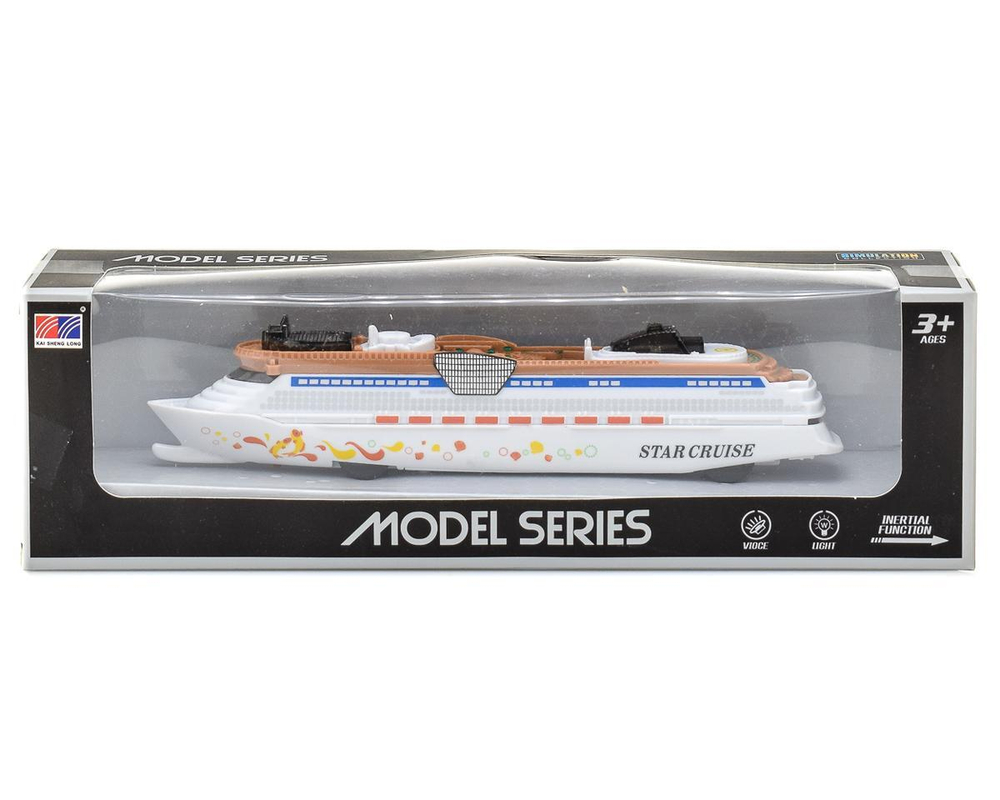 Корабль ин., свет, звук, коробка 1305