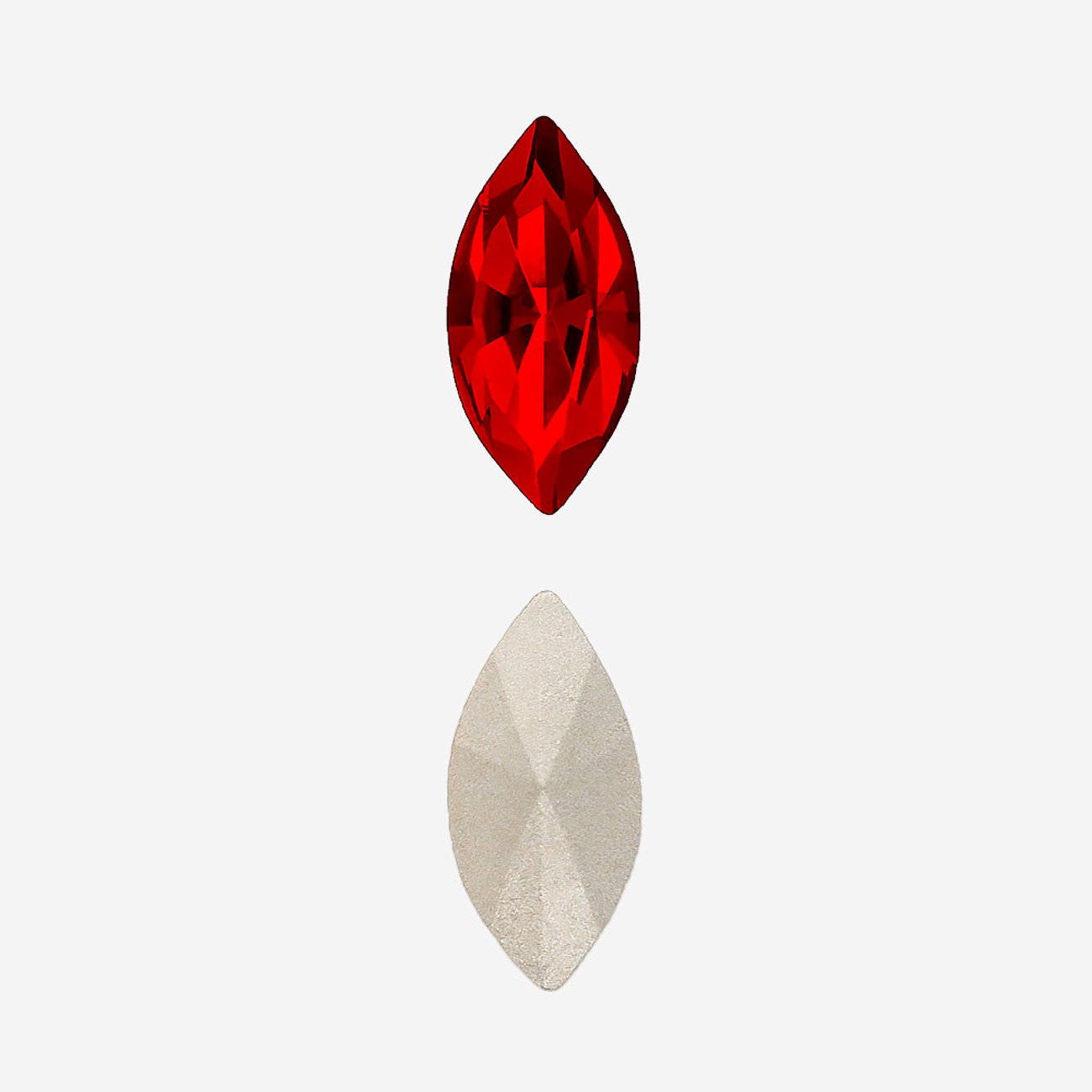 Кристалл Маркиз (Marquise Fancy Stone), оттенок "Светлый Сиам"/"Light Siam", 10*5мм