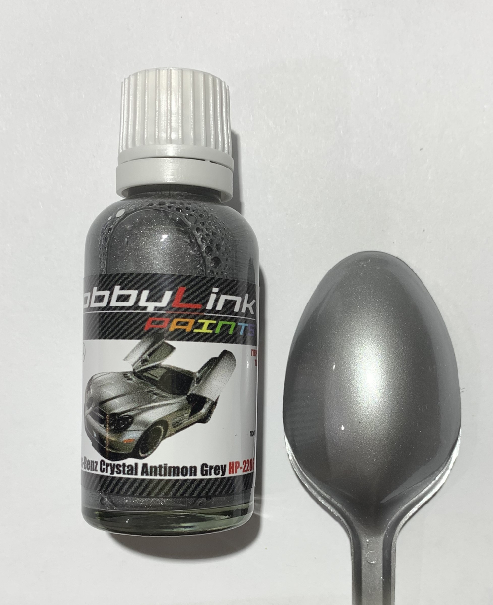 Краска лаковая HobbyLink Mercedes-Benz Crystal Antimon Grey HP-2206