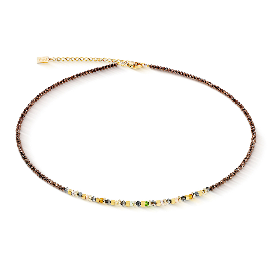 Колье Coeur de Lion Brown-Olive 4359/10-1109