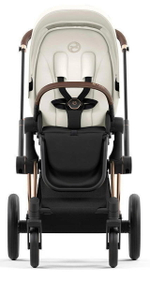 Коляска Cybex Priam IV Rosegold complete Cloud G Fog Grey Base G 3 в 1 Off White