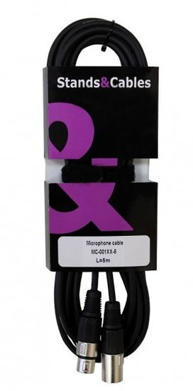 Микрофонный кабель 5м STANDS & CABLES MC-001XX-5