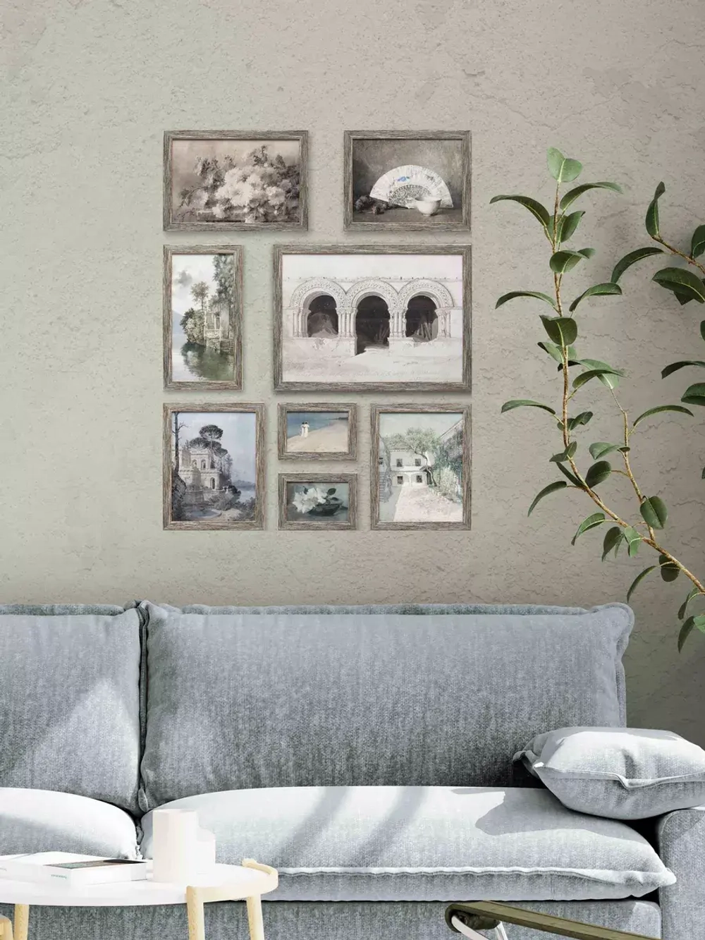 Картины на стену интерьерные на холсте 8 шт