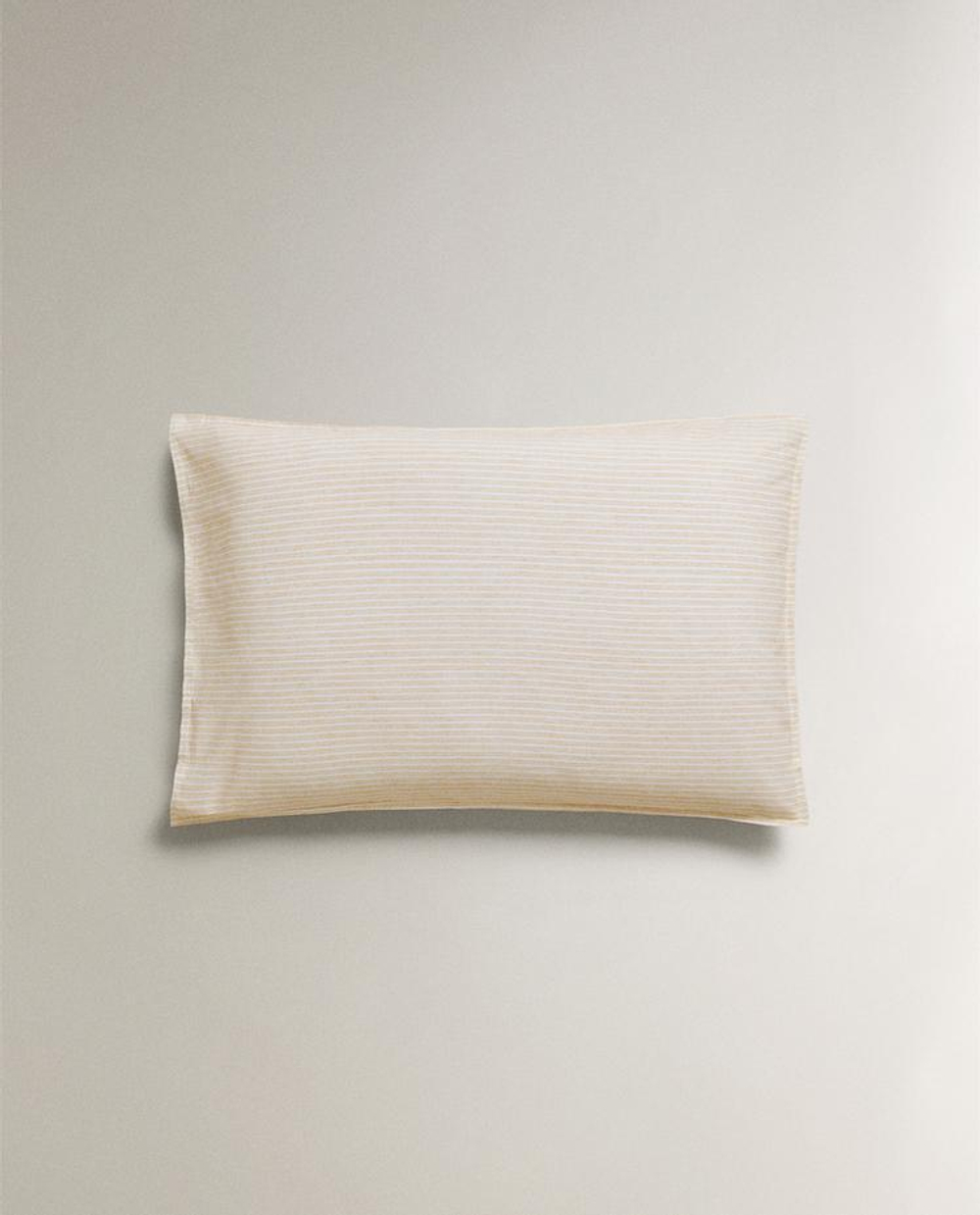 ZARA HOME НАВОЛОЧКА В ПОЛОСКУ, ЖЕЛТЫЙ