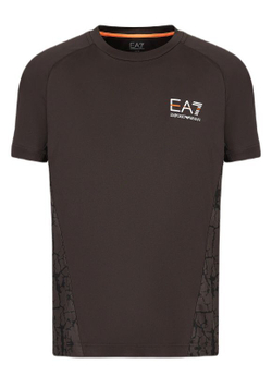 Мужская теннисная футболка EA7 Man Jersey T-Shirt - raven