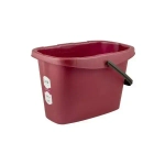 Ведро прямоугольное Step 13л бордо (комплект 14 шт)