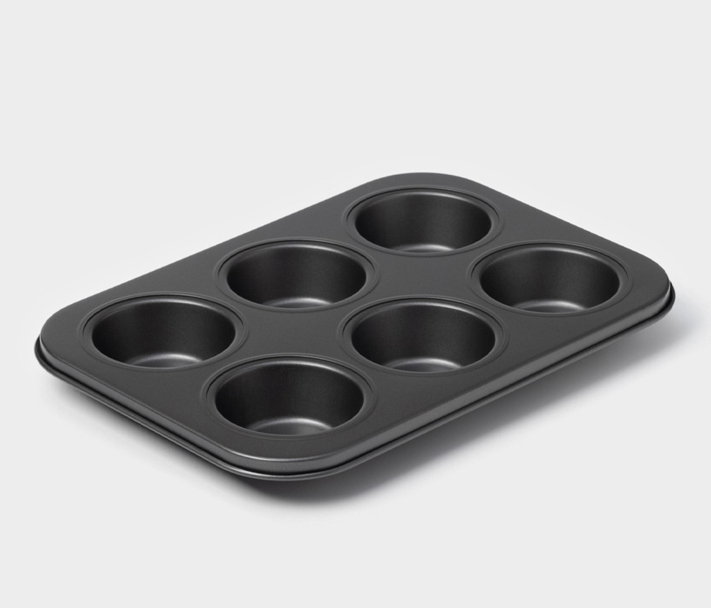 Форма для выпечки капкейков 6 шт. металл