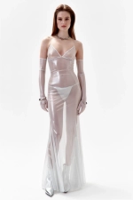 Туника пляжная MIST white