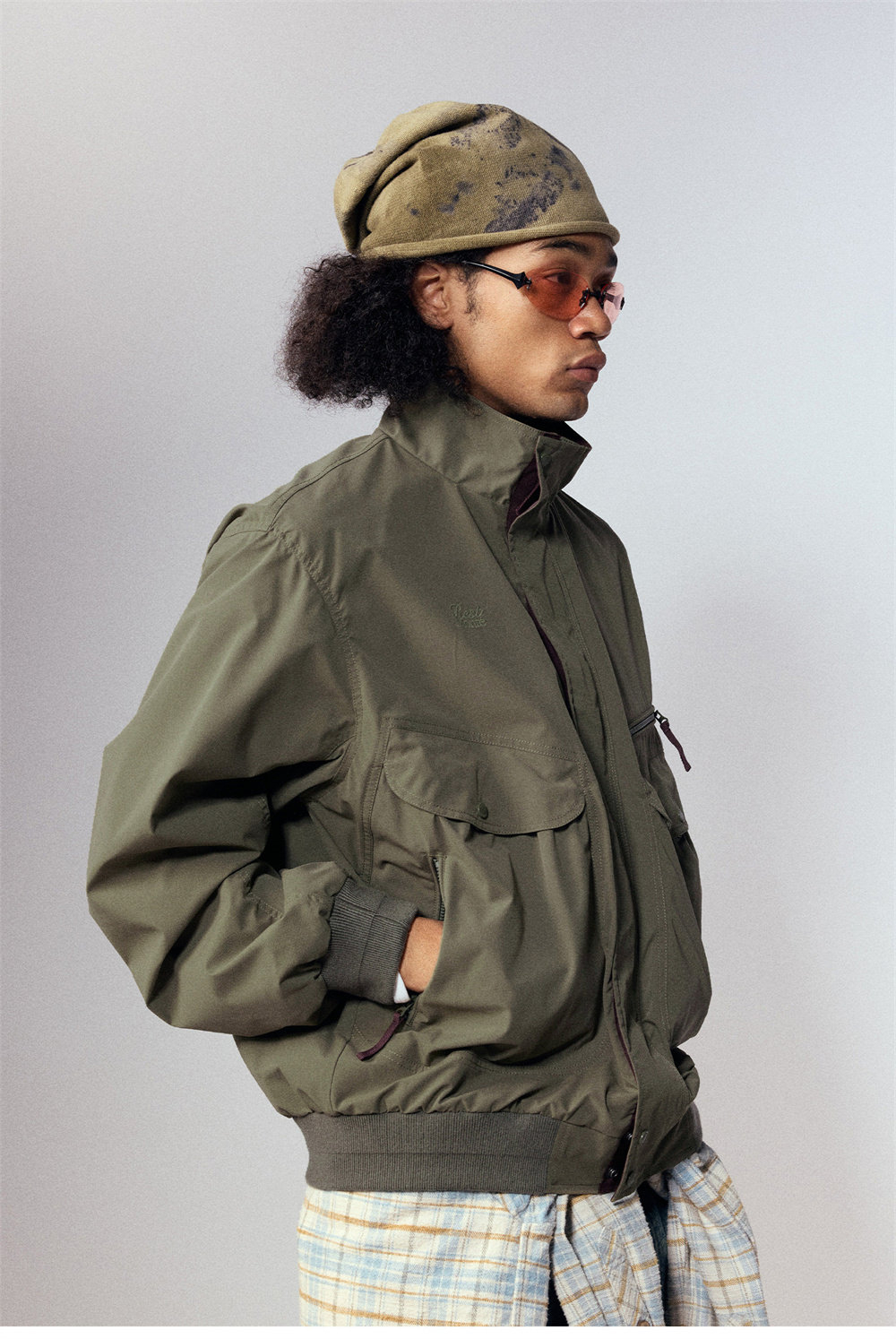 Куртка Nothomme Monterest Outdoor Water-Repellent Retro Mountain Style Color-Block Loose Fit Stand Collar Workwear Jacket