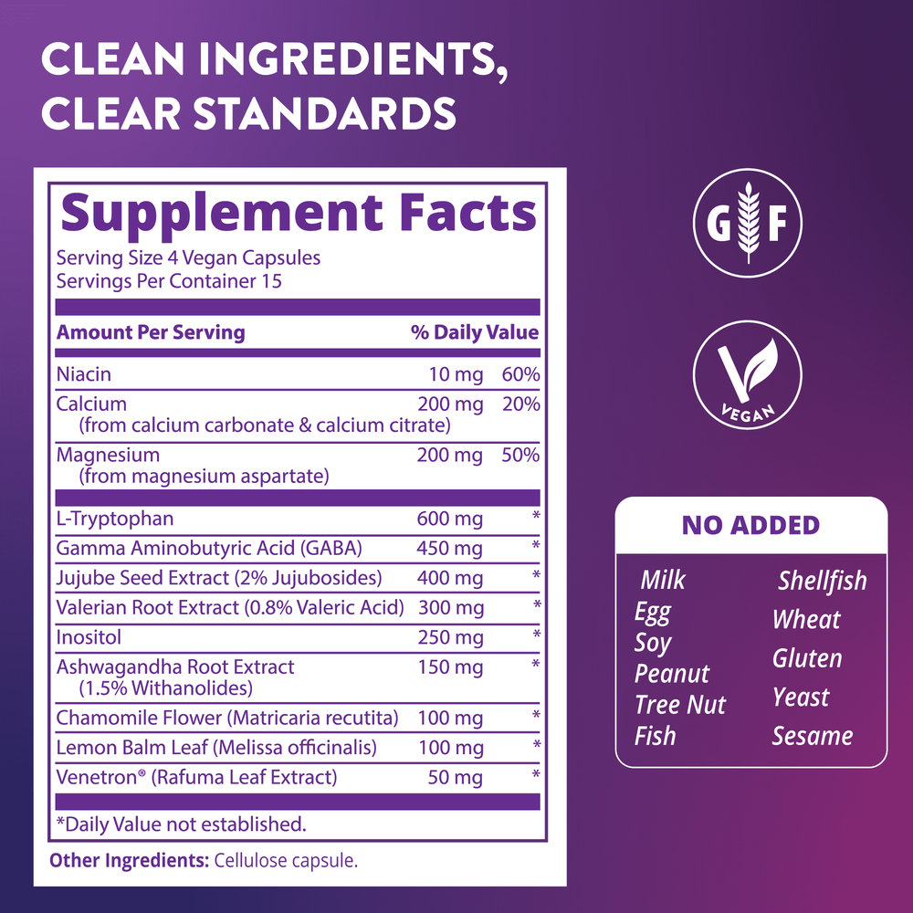 MRM Nutrition, Relax-All, средство для успокоения и сна, 60 веганских капсул