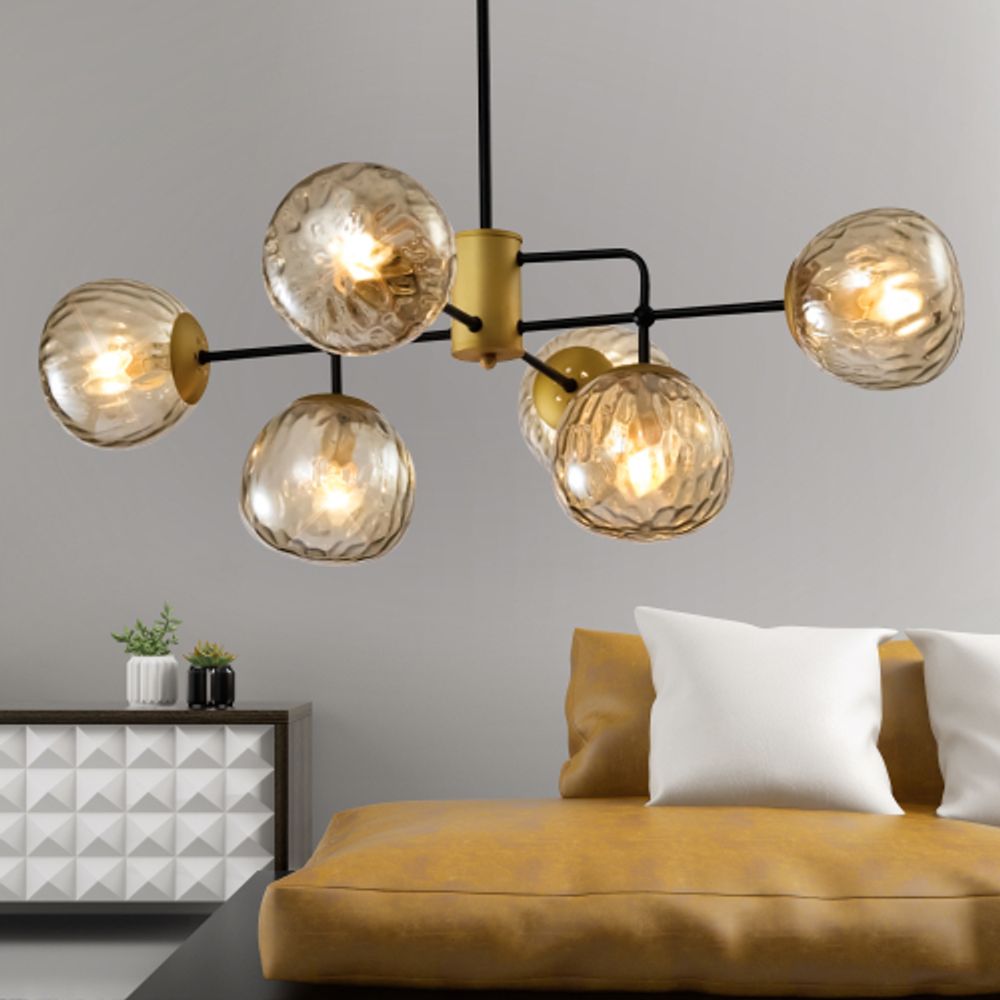 Люстра Rivoli Geba 4077-306 6 х E14 40 Вт дизайн | Дизайн