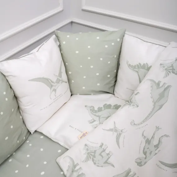 Комплект постельного белья Lollycottons Дино сафари 6 предметов
