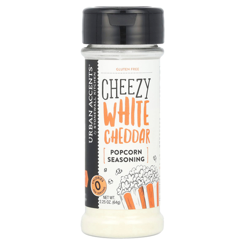 Urban Accents, приправа для попкорна, белый чеддер, 64 г (2,25 унции)