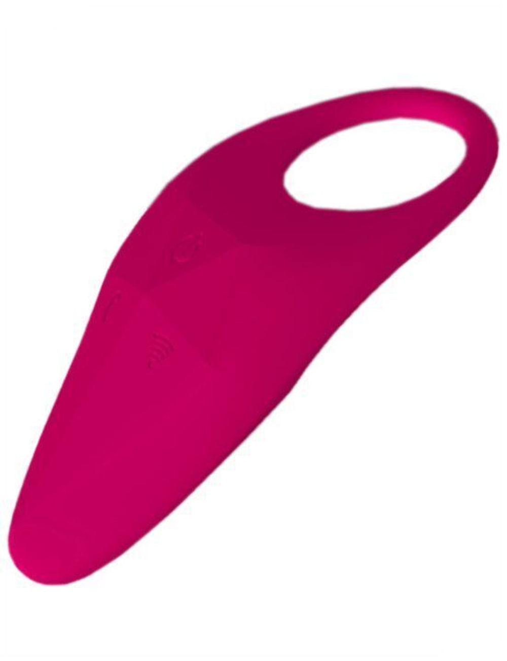 Малиновое эрекционное виброкольцо (Цвет: малиновый)