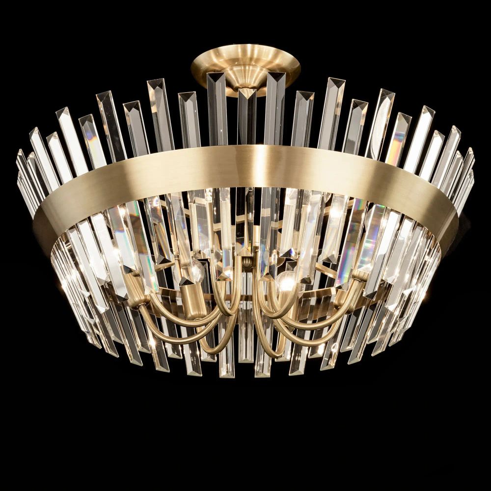 Citilux Вестерос CL307183 Люстра хрустальная потолочная Бронза