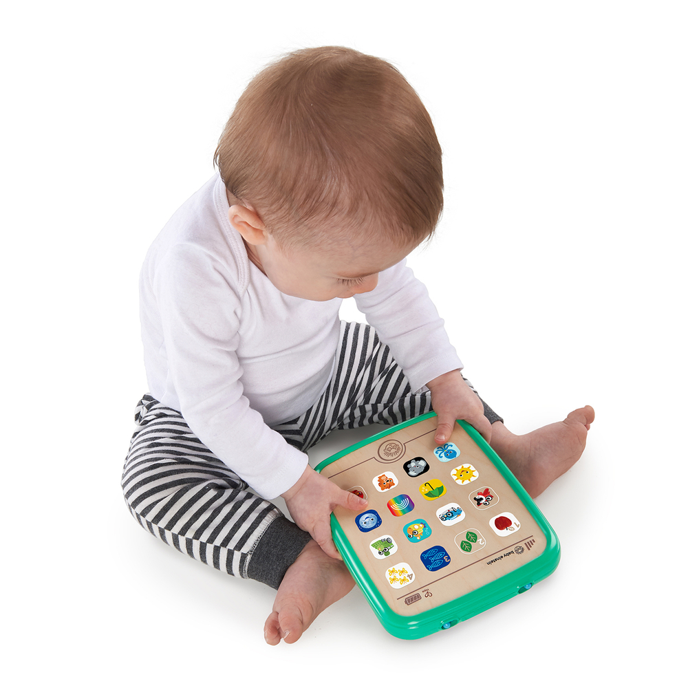 Серия Волшебное прикосновение - Музыкальная развивающая игрушка для малышей "Планшет", 150 мелодий и звуков, 3 языка, сенсорный