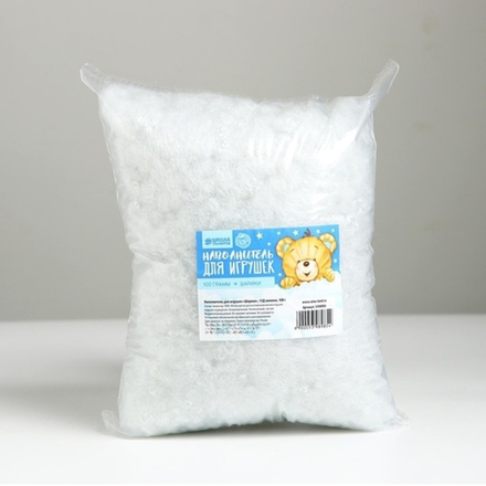 Наполнитель для игрушек Шарики 15Д силикон, 100 гр