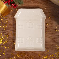 БЛЮДО СЕРВИРОВОЧНОЕ "ДОМИК" 19*14,5*1,8 СМ