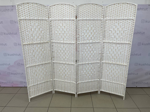 Ширма деревянная 4-створчатая, закрытая