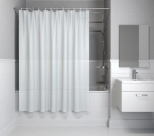 Занавес для ванной комнаты 180*180 с кольцами