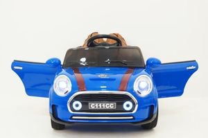 Детский электромобиль River Toys Minicooper C111CC синий