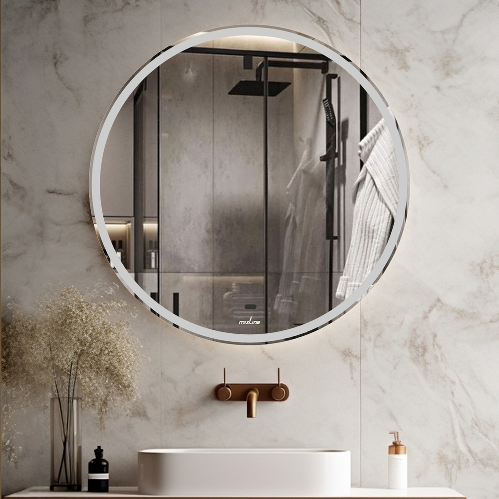 Зеркало MIXLINE "Анита" 600*600 (ШВ) бесконтактный сенсор, светодиодная подсветка