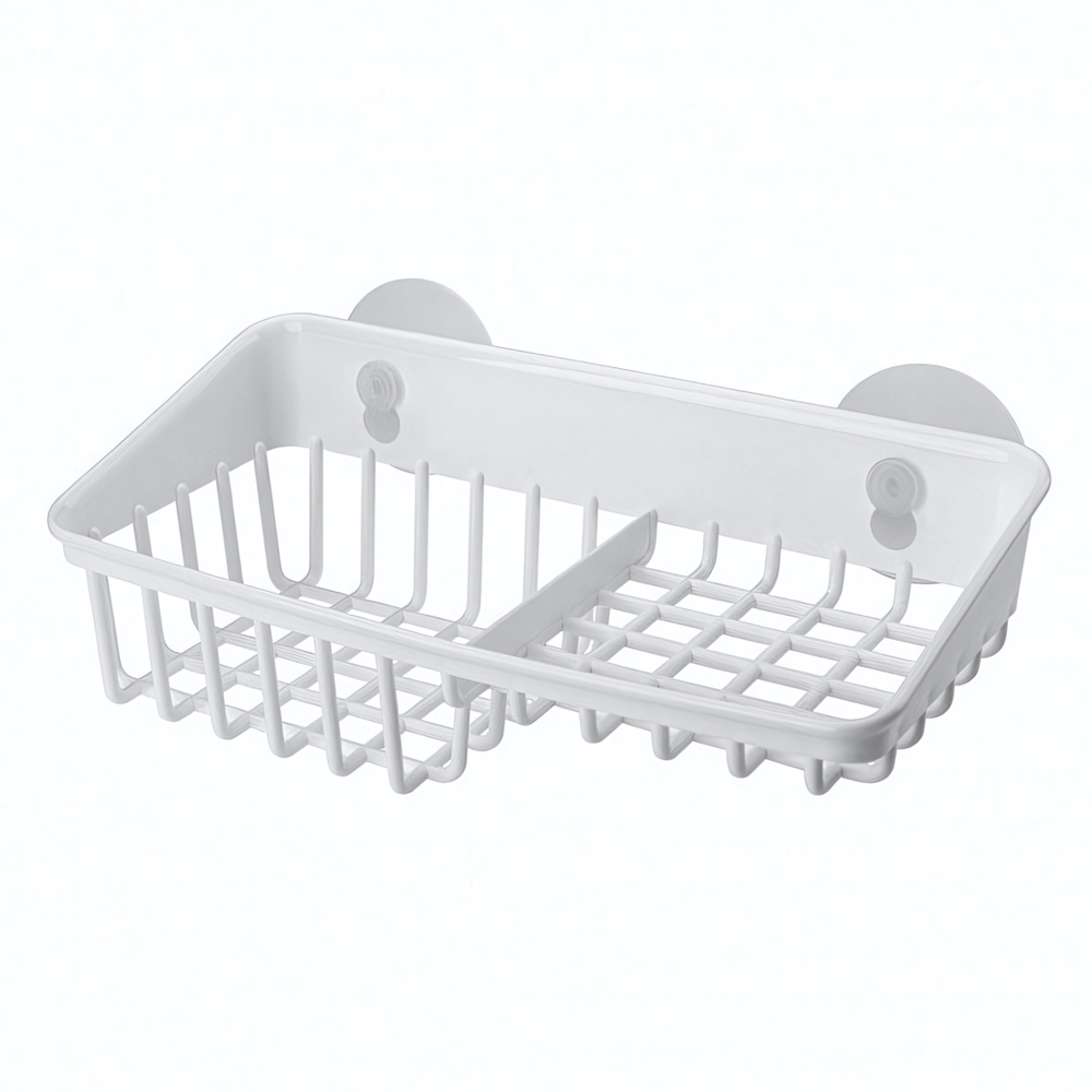 Держатель подвесной на присосах helper, 236х125х79 мм (белый)