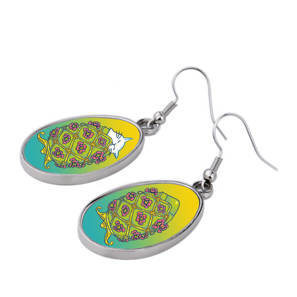 Серьги "Котик фаберже"